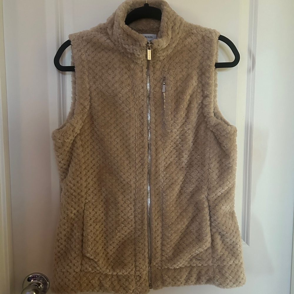Calvin Klein Beige Textured Vest